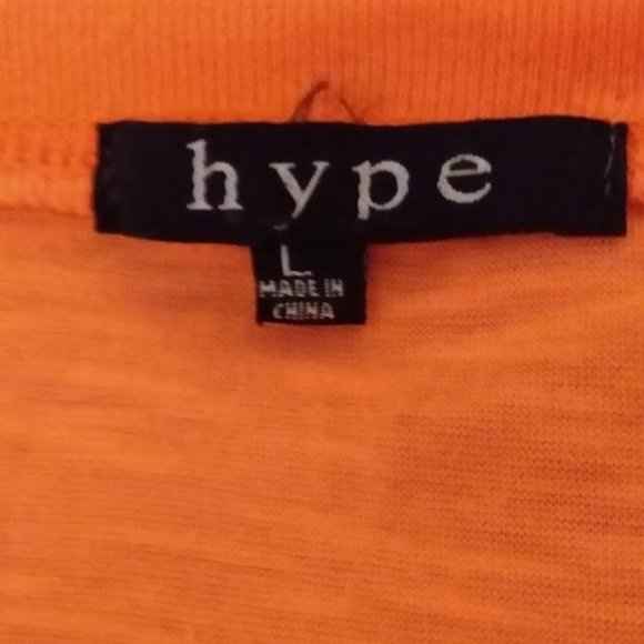 NEON RED V-neck T-Shirt - Picture 5 of 5